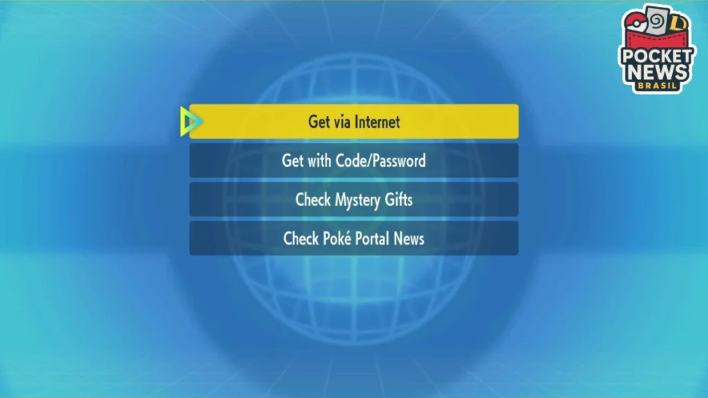 Como inserir códigos Pokémon Scarlet e Violet - Mystery Gifts