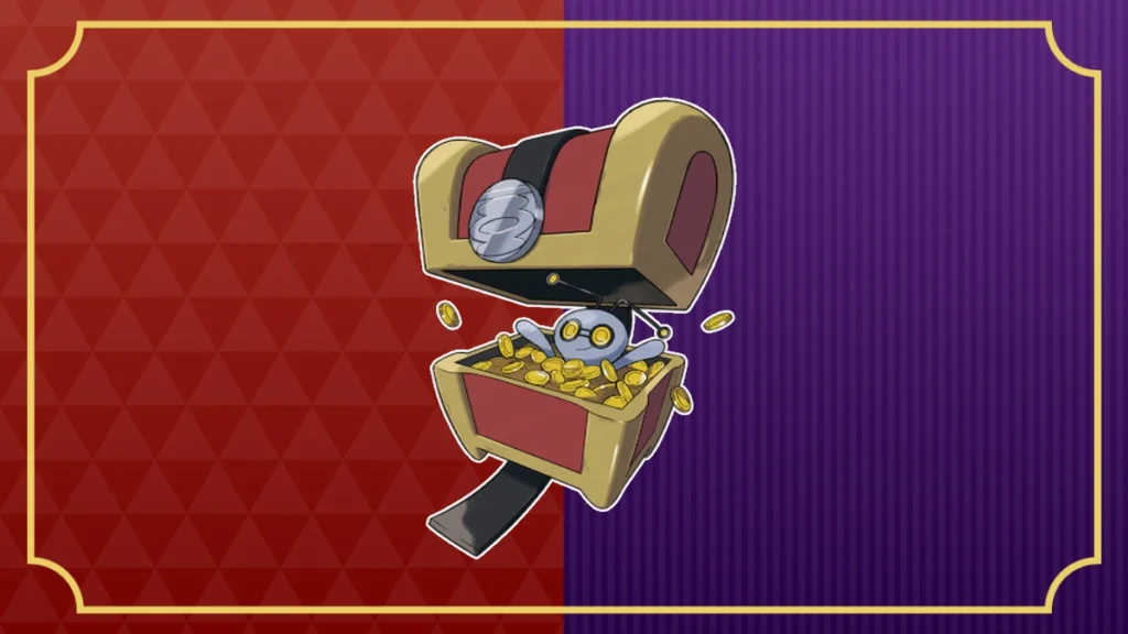 Gimminghoul Chest Form em Pokémon Scarlet e Violet