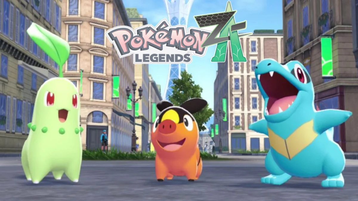 Chikorita, Tepig e Totodile — os Pokémon iniciais de Pokémon Legends: Z-A