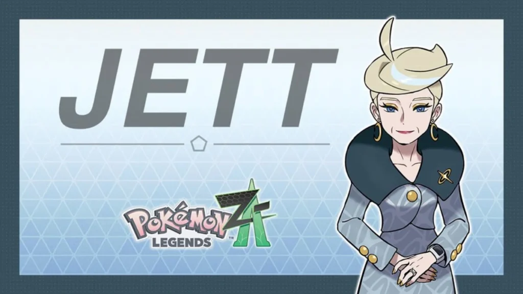 Jett em Pokémon Z-A