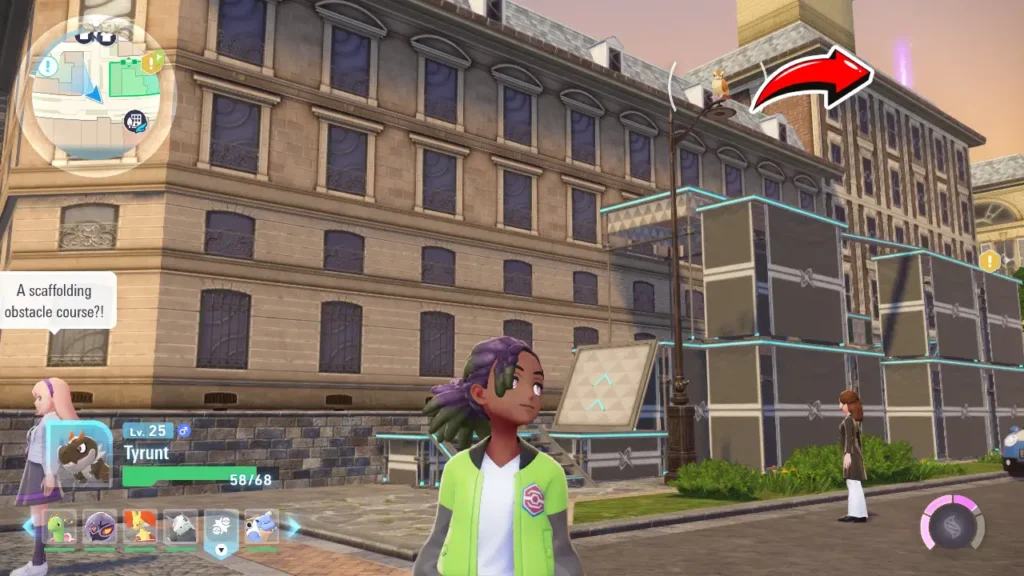 Coletando Colorful Screw em Pokémon Z-A