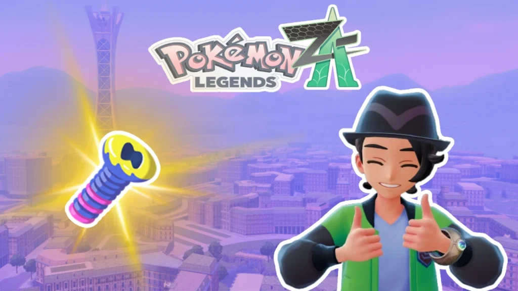 Como usar e conseguir Colorful Screw em Pokémon Legends: Z-A