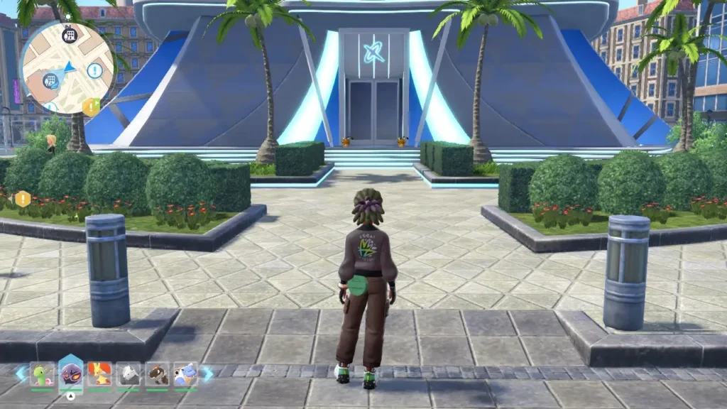 Localização da Quasartico Inc. em Pokémon Z-A